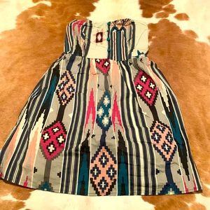 Strapless empire waist dress